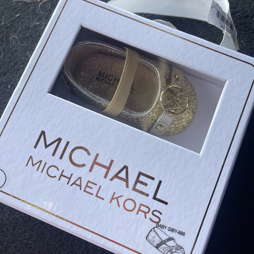 Size 1 infant Michael Kors shoes